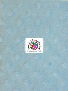 Dimple Dot Baby Soft Minky Fabric Baby Blue