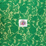 Floral Paisley Guipure Lace Fabric Green