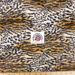 Cheetah Velboa Faux Fur Fabric Wild Cat