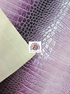 Shiny Dragon Alligator Vinyl Fabric Backing