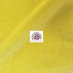 Solid Velvet Spandex Fabric Yellow